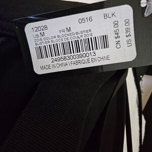 Bebe Black bustier size M